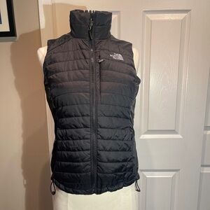 North face puffer vest black XS